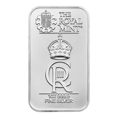Lingot britannique argent pur 1 once Royal Mint – La célébration royale