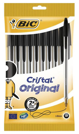 Bic Cristal Original Stylo Noir (lot de 40 stylos)