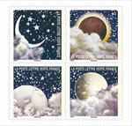 Carnet - Correspondances Planétaires - 12 timbres autocollants
