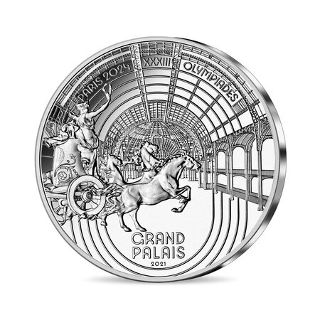 Monnaie de 10€ Argent -  Jeux Olympiques de Paris 2024 - Héritage Grand Palais