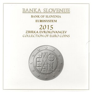 Coffret série euro BU Slovénie 2015