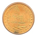 Mini médaille monnaie de paris 2009 - eglise saint-ronan