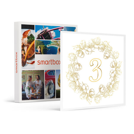 SMARTBOX - Coffret Cadeau Noces de froment : 3e anniversaire de mariage de rêve ! -  Multi-thèmes