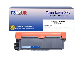 Toner compatible avec Brother TN2320 pour Brother MFC L2700DN  L2700DW  L2720DW  L2740DW - 2 600 pages - T3AZUR