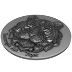 TIGER Zentangle Art 2 Oz Silver Coin 5 Dollars Niue 2021