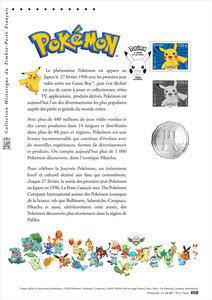 Document philatélique - Pokemon