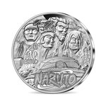 Naruto - Monnaie de 10€ argent - Naruto vs Sasuke - Qualité BE millésime 2023