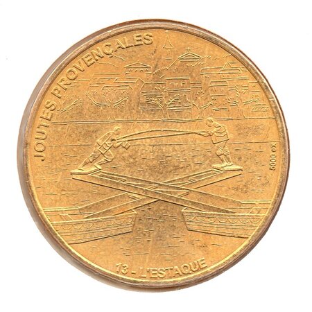 Mini médaille monnaie de paris 2007 - joutes provençales