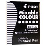 Boite de 6 Cartouches d'encre pour stylo Parallel Pen Noir PILOT