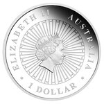 Pièce de monnaie 1 Dollar Australie 2015 1 once argent BE – Chauve-souris fantôme