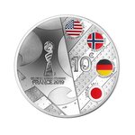 Pièce de monnaie 10 euro France 2019 argent BE – Coupe du monde de football féminin en France (Afrique)