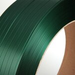 1x feuillard polyester haute résistance vert - 15,5 x 0,6 mm x 2000 m x ø 406 mm
