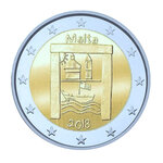 Monnaie 2 euros commémorative malte 2018 - héritage
