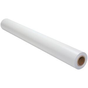Rouleau de papier photo blanc mat spécial imprimantes à jet d'encre hp designjet - format 0 914 mm x 45 7m - 90g (rouleau 45.7 mètres)