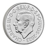 Pièce de monnaie 5 Pounds Royaume-Uni Fierté anglaise 2023 BU