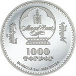 Pièce de monnaie en Argent 1000 Togrog g 62.2 (2 oz) Millésime 2024 IMPERIAL CORONATION EGG