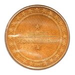 Mini médaille monnaie de paris 2007 - vulcania (combinaison de volcanologue)