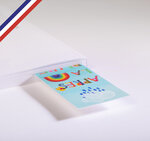 Marque-page créé et imprimé en France - Après la pluie vient le soleil