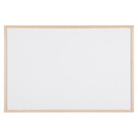 Tableau blanc, cadre en bois, (L)400 x (H)300 mm