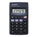 Calculatrice de poche EL 233S 60x103 mm Blanc ou Noir SHARP