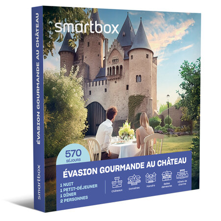 SMARTBOX - Coffret Cadeau Évasion gourmande châteaux et belles demeures -  Séjour